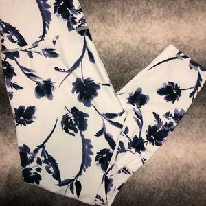 Floral Athleta Leggings